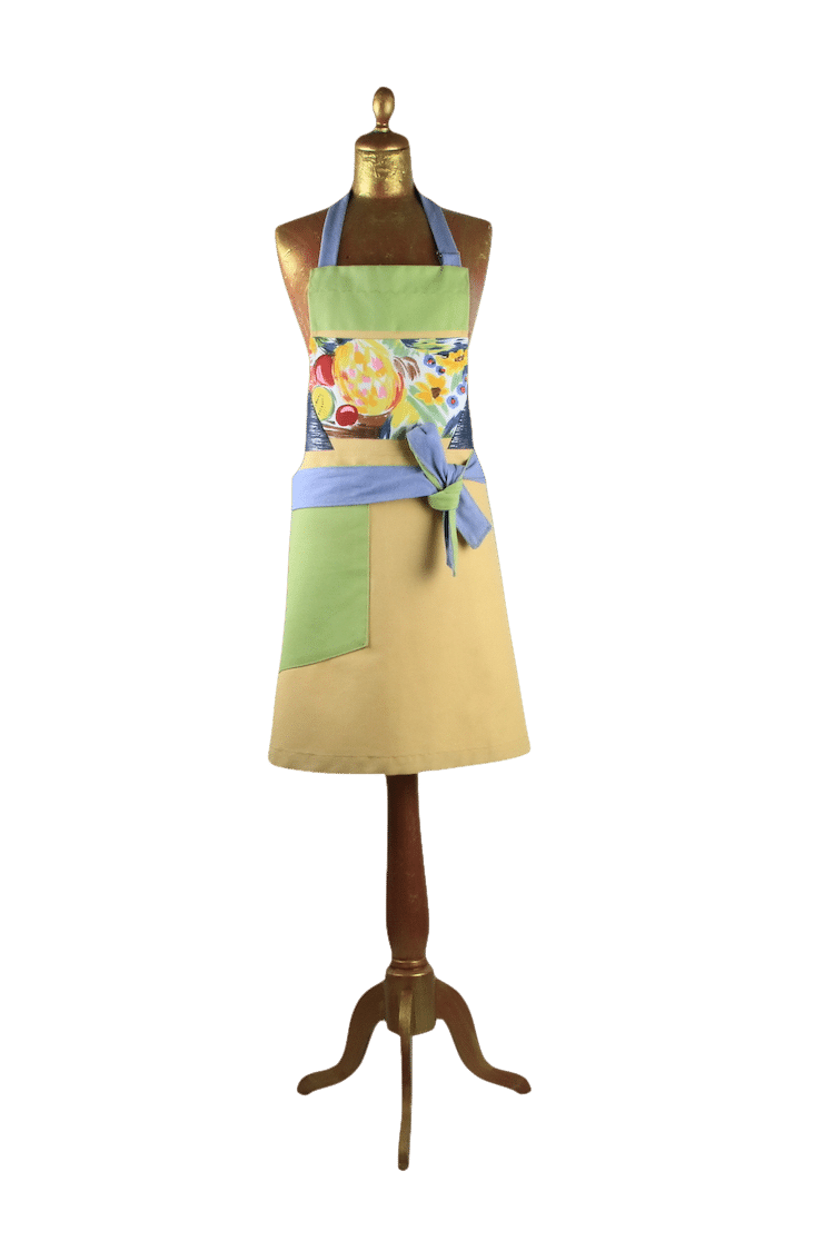Tablier Original Tablier Coloré Tablier Fait Main Idée Cadeau Zezette By Montmartre